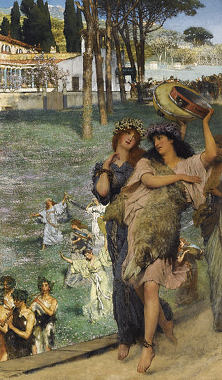 Alma-Tadema, Sir Lawrence On the Road to the Temple of Ceres (mk23)